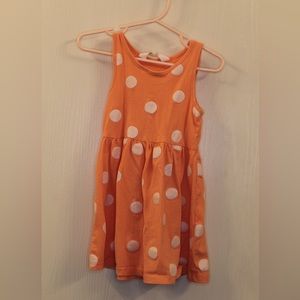 Orange & White H&M Pock a Dot Dress